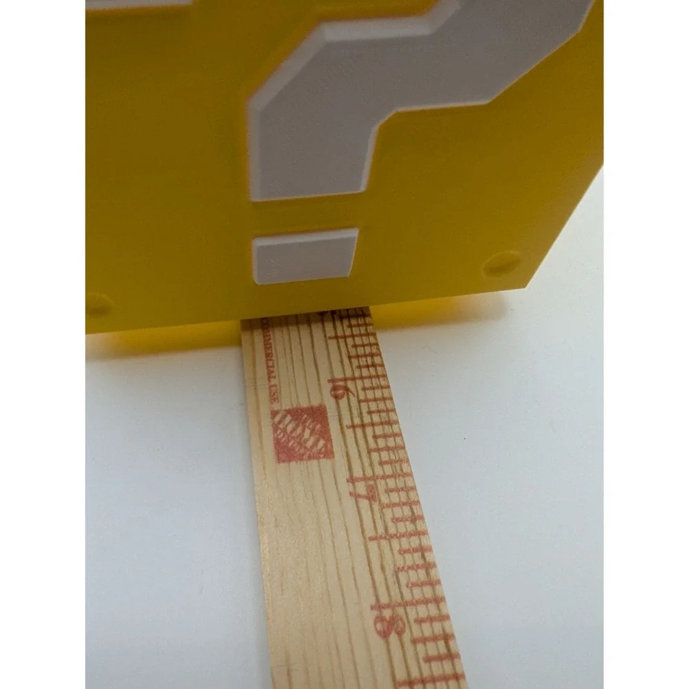 Super Mario Style Question Block 3D Printed Toilet Paper Cover Yellow Gamer NEW